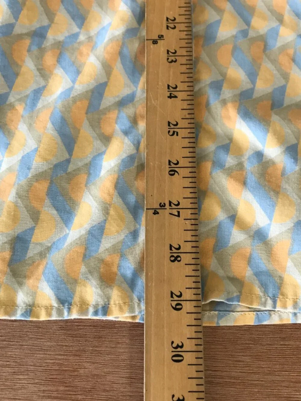 Prana Standard Fit Shirt Men L Yellow Geometric Button Up Pocket Short Sleeve